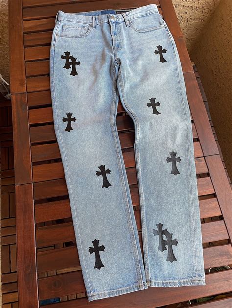 chrome heart jeans replica
